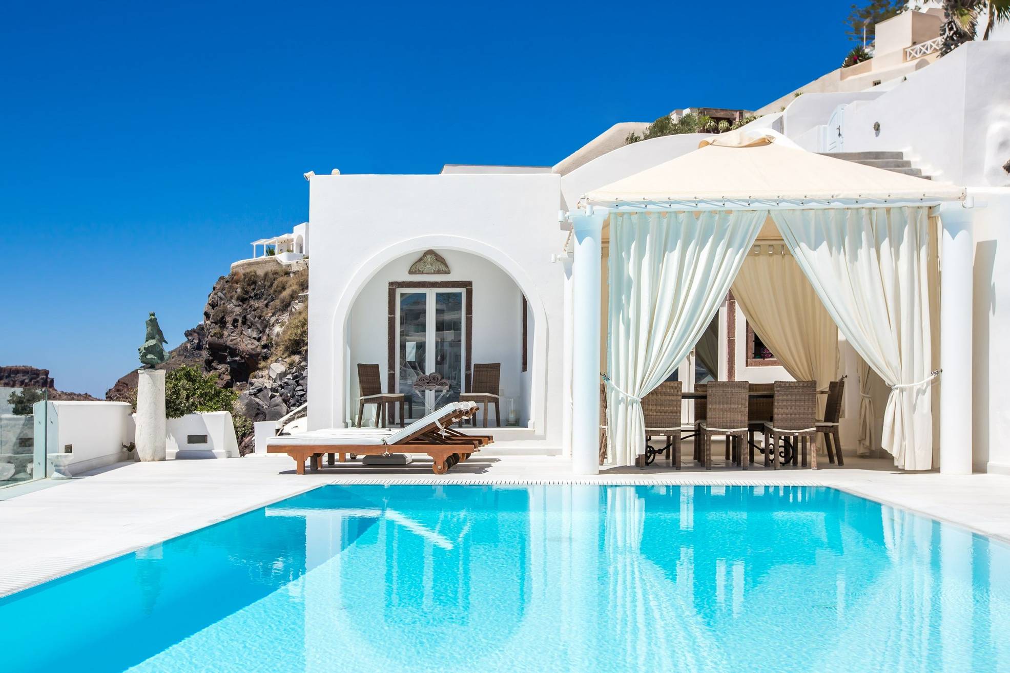 The Tsitouras Collection villa pool